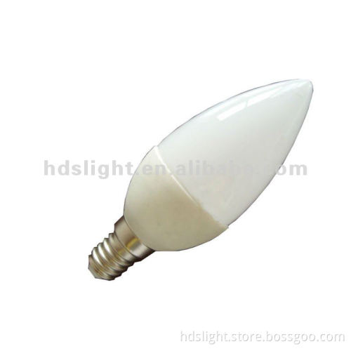 3W ceramic e14 new product led candle light bulb